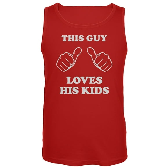 father's day - this guy loves his kids tank top