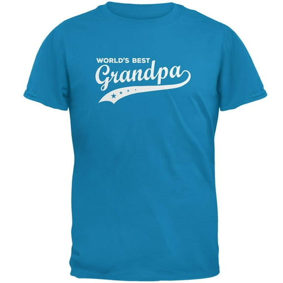 father's day world's best grandpa mens t shirt