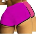thumbnail image 1 of fatyb 2 Pack Shorts for Women Elastic Waist Casual Shorts Active Workout Womens Summer Shorts Loungewear, 1 of 3