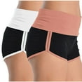 thumbnail image 1 of fatyb 2 Pack Women's Shorts Low Waist Athletic Workout Yoga Shorts Comfy Casual Gym Shorts Activewear, 1 of 6