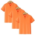thumbnail image 1 of fatyb 3 Pack Boys Girls Short Sleeve Collared Shirts School Uniform Tops Summer Golf Shirts for Kids, 1 of 4