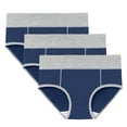 thumbnail image 1 of fatyb 3 Pack Soft Underwear for Women High Waist Cotton Panties Full Coverage Breathable Comfort Briefs, 1 of 7