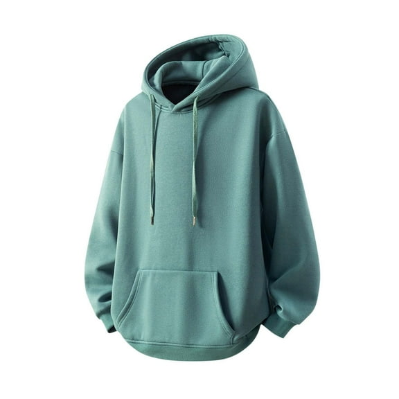 fatyb Big and Tall Mens Hoodies with Pocket Casual Pullover Drawstring Long Sleeve Hooded Sweatshirts