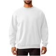 thumbnail image 1 of fatyb Big and Tall Sweatshirts for Men Crewneck Casual Pullover Long Sleeve Plain Mens Loose Sweatshirts, 1 of 6