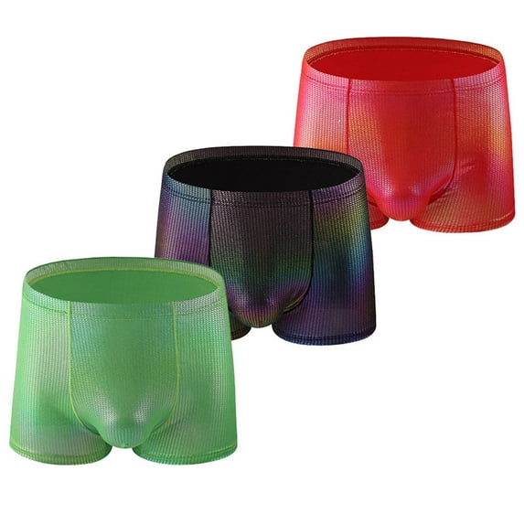 fatyb Boxers for Men Underwear Soft Boxer Briefs Mens Fashion Comfortable Underpants 1 or 2 or 3 Pack