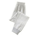 thumbnail image 1 of fatyb Boys Girls Cotton Lounge Pants Stripe Jogger Pajama Pants Casual Elastic Waist Bottoms Sleepwear, 1 of 3