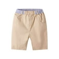 thumbnail image 1 of fatyb Boys Girls Cotton Shorts Lightweight School Uniform Shorts Pull on Thin Casual Shorts for Kids, 1 of 4