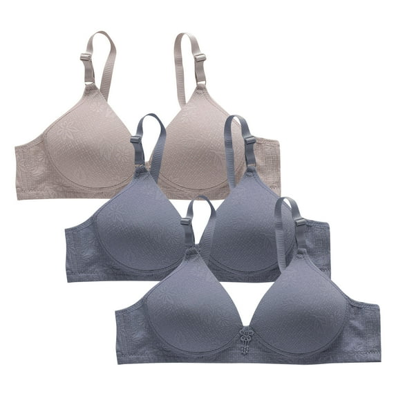 fatyb Bras for Women Wireless Push up Bralettes Full Coverage Padded Womens Everyday Bras Multipacks