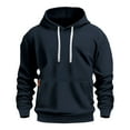 thumbnail image 1 of fatyb Cargo Hoodies for Men Long Sleeve Drawstring Hooded Pullover Mens Vintage Sweatshirts with Pockets, 1 of 6