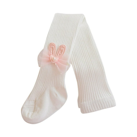 fatyb Cute Tights for Girls Footed Cotton Leggings Kids Girls Seamless Stockings Comfortable Pantyhose