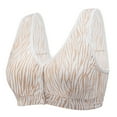 thumbnail image 1 of fatyb Front Closure Bras for Women Stripe No Underwire Bras Ladies Full Coverage Everyday Bras Xs-5xl, 1 of 7