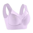 thumbnail image 1 of fatyb Full Coverage Bras for Women Mesh V Neck Push up Bralettes Ladies No Underwire Soft Everyday Bras, 1 of 5
