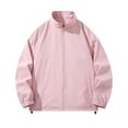 thumbnail image 1 of fatyb Full Zip Jackets for Men Long Sleeve Lightweight Outerwear Mens Casual Plain Coat with Pockets, 1 of 4
