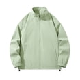thumbnail image 1 of fatyb Full Zip Jackets for Men Long Sleeve Lightweight Outerwear Mens Casual Plain Coat with Pockets, 1 of 4