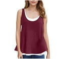 thumbnail image 1 of fatyb Girls Casual Tank Tops Sleeveless Flowy Tops Round Neck Casual Shirts Kids Blouses for 5-14 Years, 1 of 6