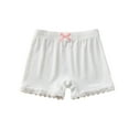 thumbnail image 1 of fatyb Girls Cotton Under Shorts for Dress Casual Elastic Waisted Bike Shorts Cartwheel Dancewear Shorts, 1 of 4