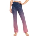 thumbnail image 1 of fatyb Girls Fashion Pants Print High Waist Lounge Yoga Pants Bootcut Kids Casual Dance Pants for Girls, 1 of 7