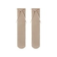 thumbnail image 1 of fatyb Girls Knee High Socks Seamless Long Cotton Socks for Kids 0-13 Years Dress Socks with Bowknot, 1 of 2