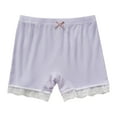 thumbnail image 1 of fatyb Girls Ribbed Shorts Elastic Waist Cotton Lounge Shorts Summer Soft Shorts Under Skirts for Dance, 1 of 3