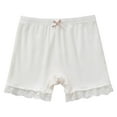 thumbnail image 1 of fatyb Girls Ribbed Shorts Elastic Waist Cotton Lounge Shorts Summer Soft Shorts Under Skirts for Dance, 1 of 7