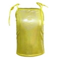 thumbnail image 1 of fatyb Girls Shiny Tank Tops Adjustable Spaghetti Strap Camisole Sleeveless Dancewear Shirts for Kids, 1 of 2