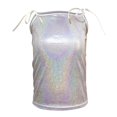 thumbnail image 1 of fatyb Girls Shiny Tank Tops Adjustable Spaghetti Strap Camisole Sleeveless Dancewear Shirts for Kids, 1 of 2