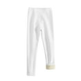 thumbnail image 1 of fatyb Girls Thermal Leggings Boys Fleece Lined Tights High Waist Thick Kids Soft Pants for 1-11 Years, 1 of 3