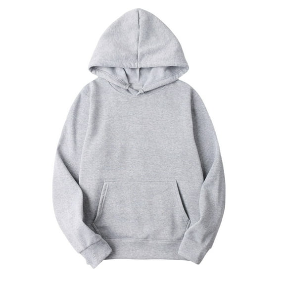 fatyb Hoodies for Women Drawstring Hooded Sweatshirts Plain Womens Casual Long Sleeve Pullover Tops