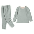 thumbnail image 1 of fatyb Kids Cotton Thermal Underwear Sets Seamless Long Sleeve Tops and Bottom Outfits for Boys Girls, 1 of 3