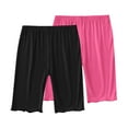 thumbnail image 1 of fatyb Kids Girls Biker Shorts 2 Pack Knee Length Short Leggings Boys Casual Sleep Shorts for 2-13 Years, 1 of 6