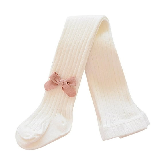 fatyb Kids Girls School Dress Cotton Tights Stretch Soft Pantyhose 1-12 Years Footed Leggings for Girls