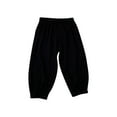 thumbnail image 1 of fatyb Kids Silk Pants Summer Elastic Waist Casual Pants Baggy Long Bloomer for Boys Girls (2-13 Years), 1 of 5
