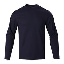 fatyb Long Sleeve Shirts for Men Quick Dry Athletic Workout Running Tee Lightweight Mens Activewear Tops
