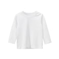 thumbnail image 1 of fatyb Long Sleeve Tees for Boys Girls Cotton Tops Crewneck Casual T-Shirts Kids Solid Color Undershirts, 1 of 2