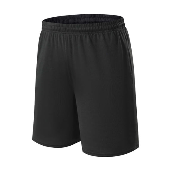 fatyb Men's Athletic Training Shorts Loose Gym Workout Shorts Color Block Elastic Waist Running Shorts