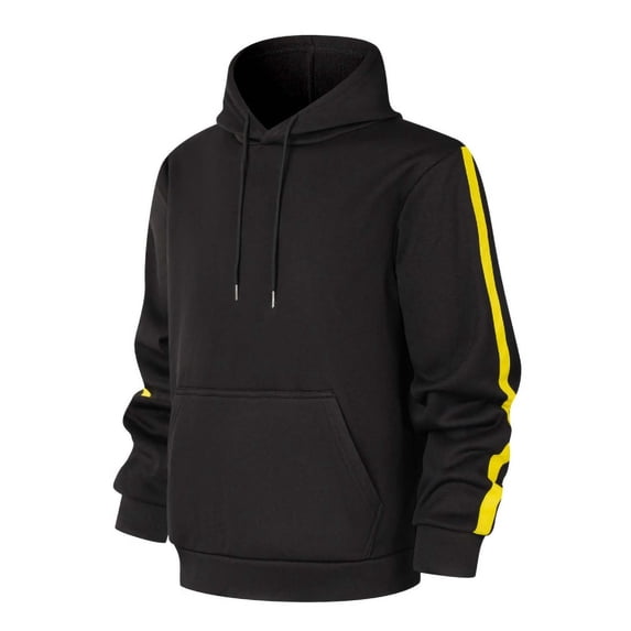 fatyb Men's Casual Hoodies Pullover with Pocket Casual Long Sleeve Mens Drawstring Hooded Sweatshirts