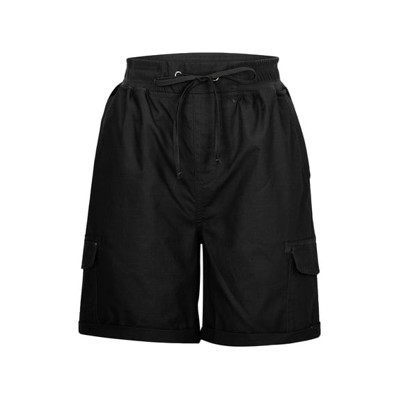 fatyb Men's Casual Shorts Cargo High Waist Drawstring Shorts Lightweight Summer Beach Shorts for Men