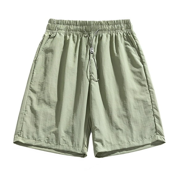 fatyb Men's Casual Shorts Lightweight Outdoor Beach Sports Shorts Elastic Waist Summer Shorts for Men