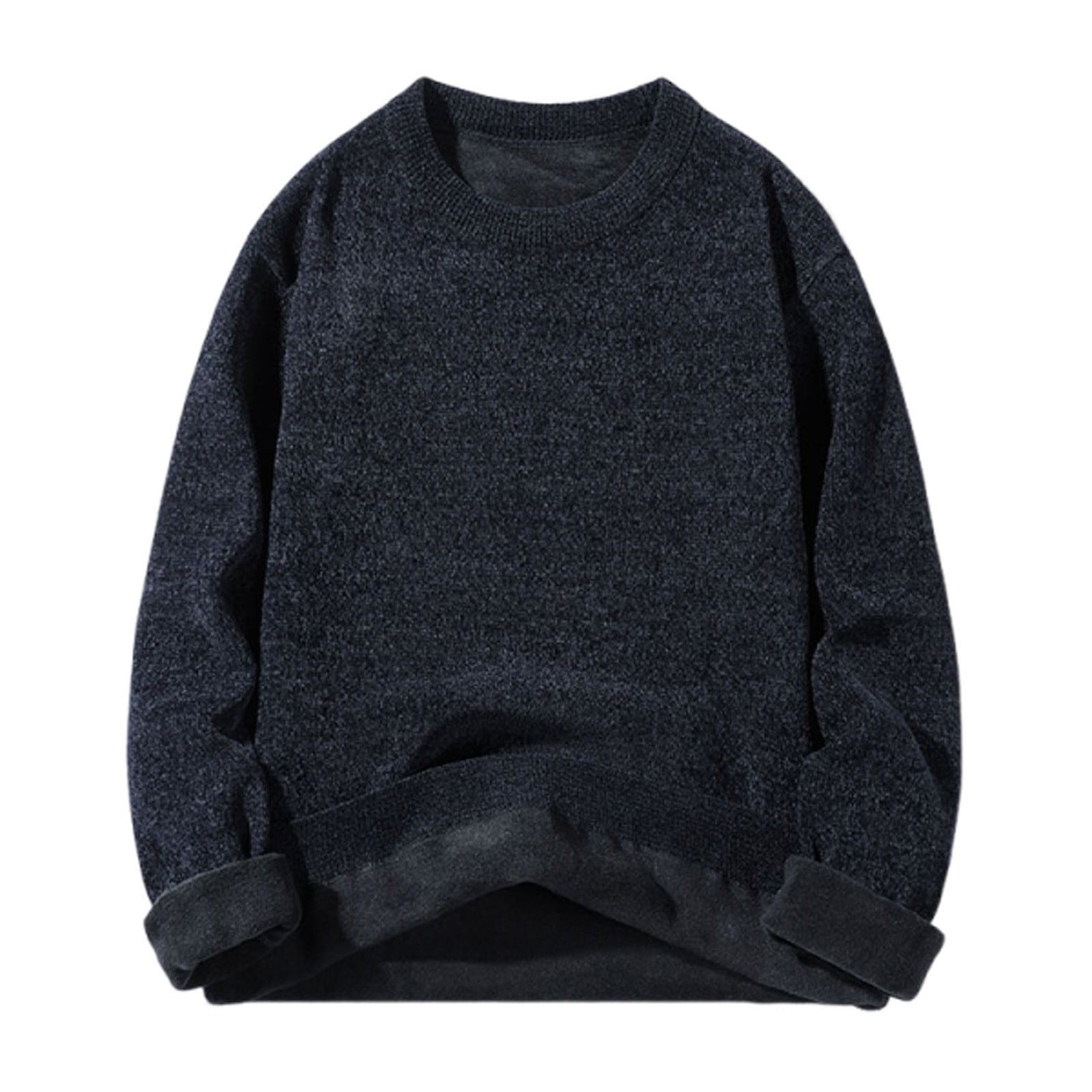 Men's Fleece Lined Sweater – Warm Winter Pullover main image 0