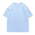 thumbnail image 1 of fatyb Men's Oversized Cotton T-Shirts Short Sleeve Crew Neck Basic Tee Solid Color Loose Casual Tops, 1 of 4