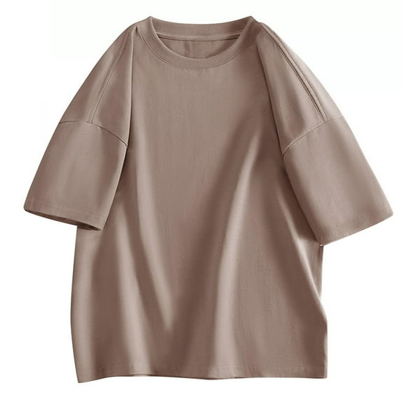 fatyb Men's Oversized T-Shirts Crew Neck Short Sleeve Casual Tshirts Summer Loose Tees Tops for Men