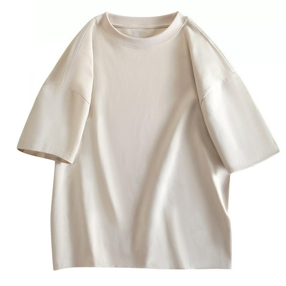 fatyb Men's Oversized T-Shirts Crew Neck Short Sleeve Casual Tshirts Summer Loose Tees Tops for Men