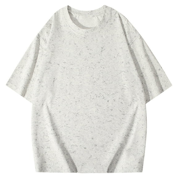 fatyb Men's Oversized T Shirts Short Sleeve Crew Neck Loose Tee Streetwear Baggy Casual Tops for Men