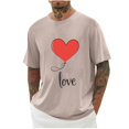 thumbnail image 1 of fatyb Men's Printed Tee Shirts Big and Tall Short Sleeve Graphic Tees Casual Summer Tops Mens Tshirts, 1 of 3