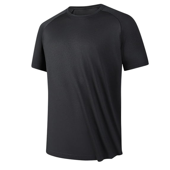 fatyb Men's Quick Dry T Shirts Crew Neck Gym Workout T-Shirts Athletic Short Sleeve Running Tee Tops
