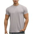 thumbnail image 1 of fatyb Men's Short Sleeve Workout T Shirts Gym Athletic Tees Shirts for Bodybuilding Training Running, 1 of 3