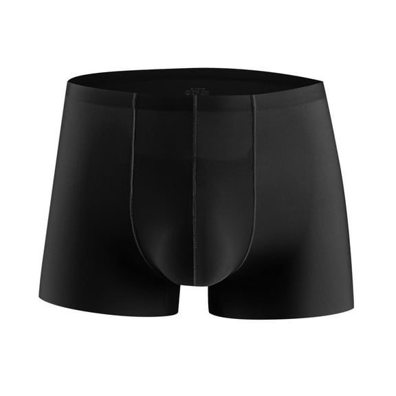 fatyb Men's Silk Boxer Briefs Quick-Dry Stretch Lightweight Underwear Comfortable Underpants for Men