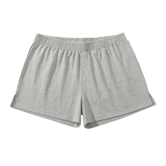 fatyb Men's Sleepwear Shorts Cotton Lounge Bottoms for Men Comfy Pajama Shorts with Elastic Waistband