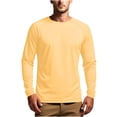 thumbnail image 1 of fatyb Men's Sun Protection Tops Crew Neck Long Sleeve Tee Shirts Mens Lightweight Outdoor Sun Shirts, 1 of 7