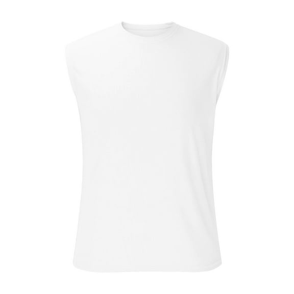 fatyb Men's Tank Tops Sleeveless Muscle Tees for Workout Mens Crew Neck Workout Bodybuilding Shirts